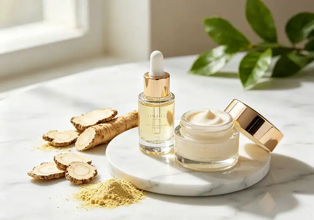 Application of Angelica dahurica extracts to cosmetics